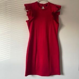 SOLD Red work dress
